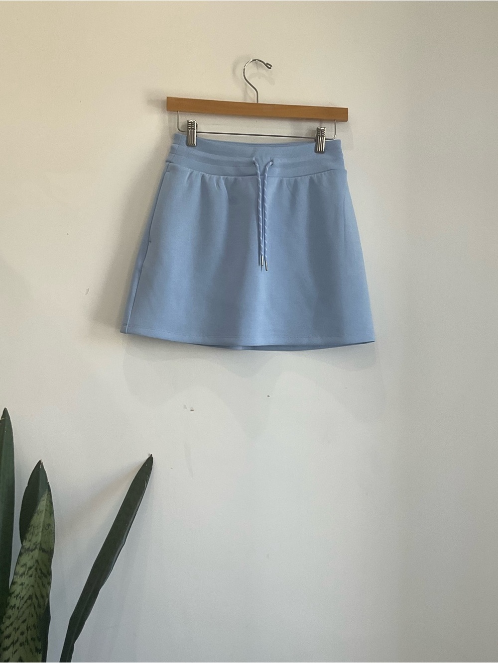 all in motion Light Blue Drawstring Mini Skirt